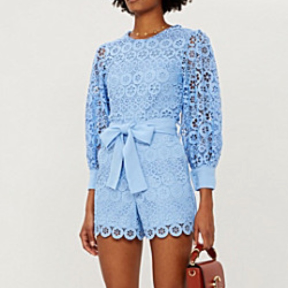 Maje Gupure Playsuit (new, unworn, tags, size 38)